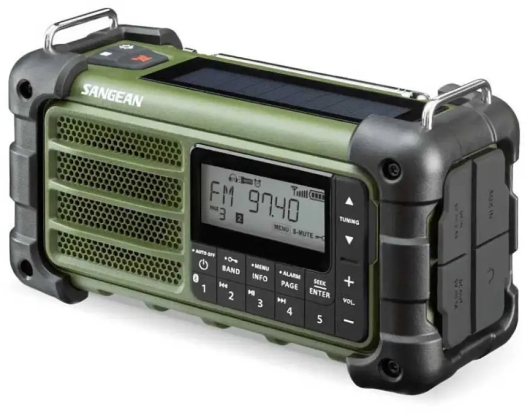 Sangean MMR-99 Noodradio - 1.5W - Forest Green - afbeelding 6 van 6