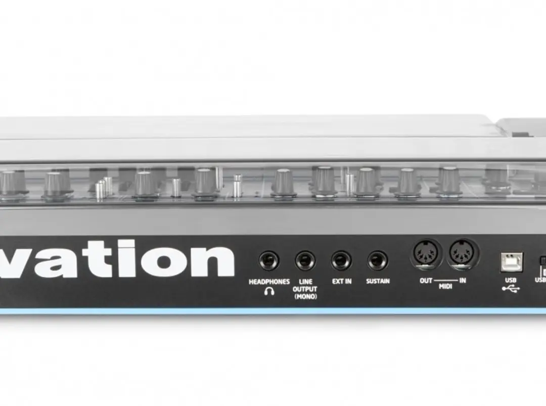 Decksaver Novation Bass Station 2 Cover - Transparent - afbeelding 3 van 6