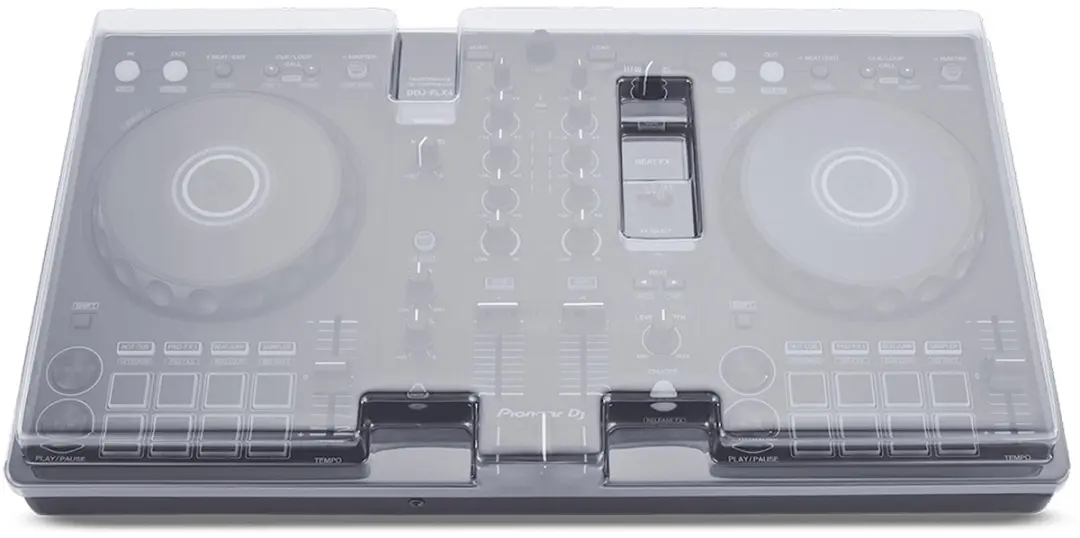 Decksaver Pioneer DJ DDJ-FLX4 Cover - Transparant - afbeelding 4 van 6