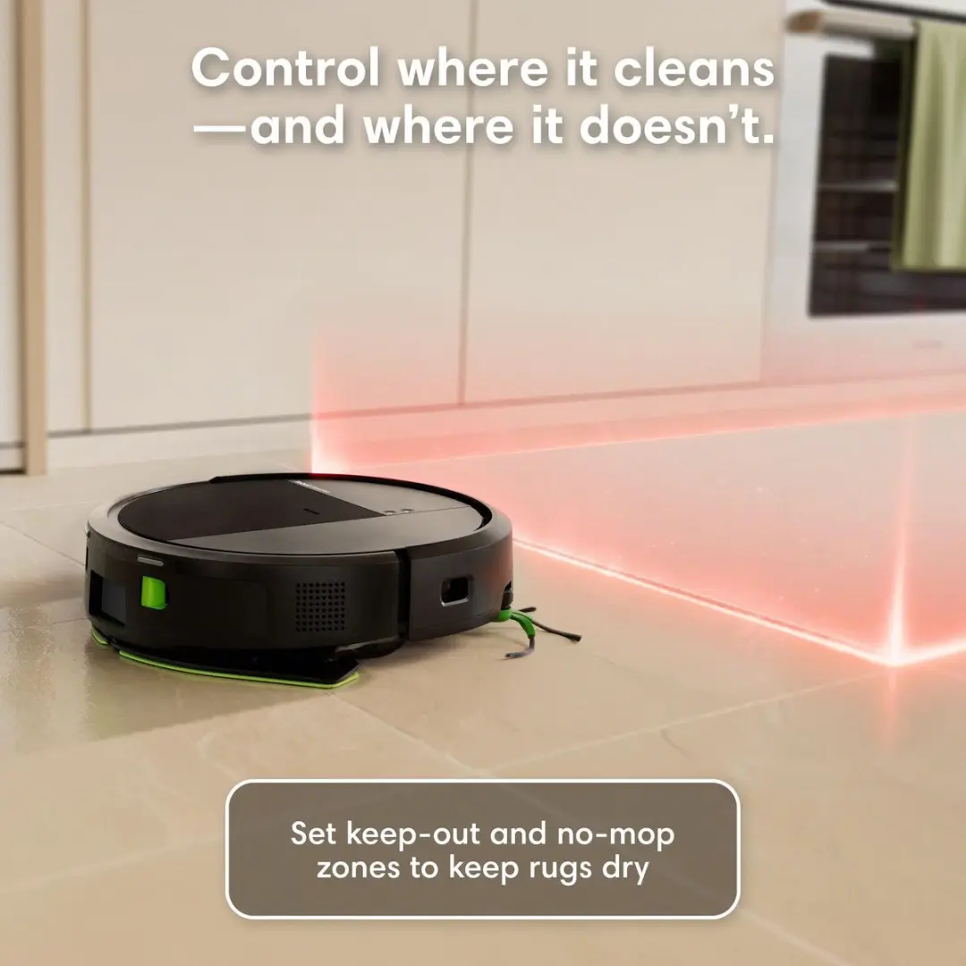 iRobot Roomba 115 Combo Robotstofzuiger - AutoEmpty Zwart - afbeelding 2 van 6