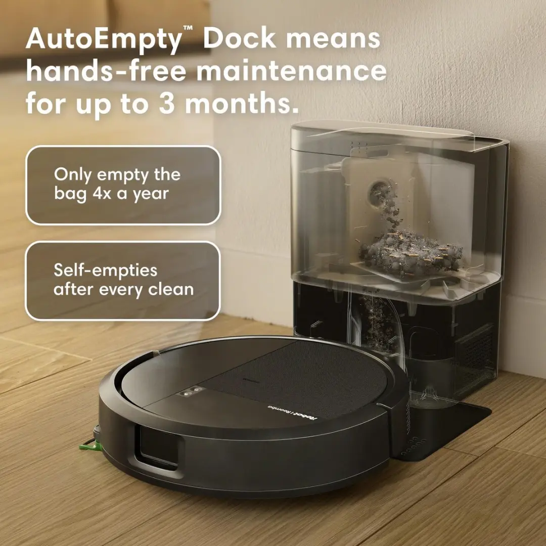 iRobot Roomba 115 Combo Robotstofzuiger - AutoEmpty Zwart - afbeelding 6 van 6
