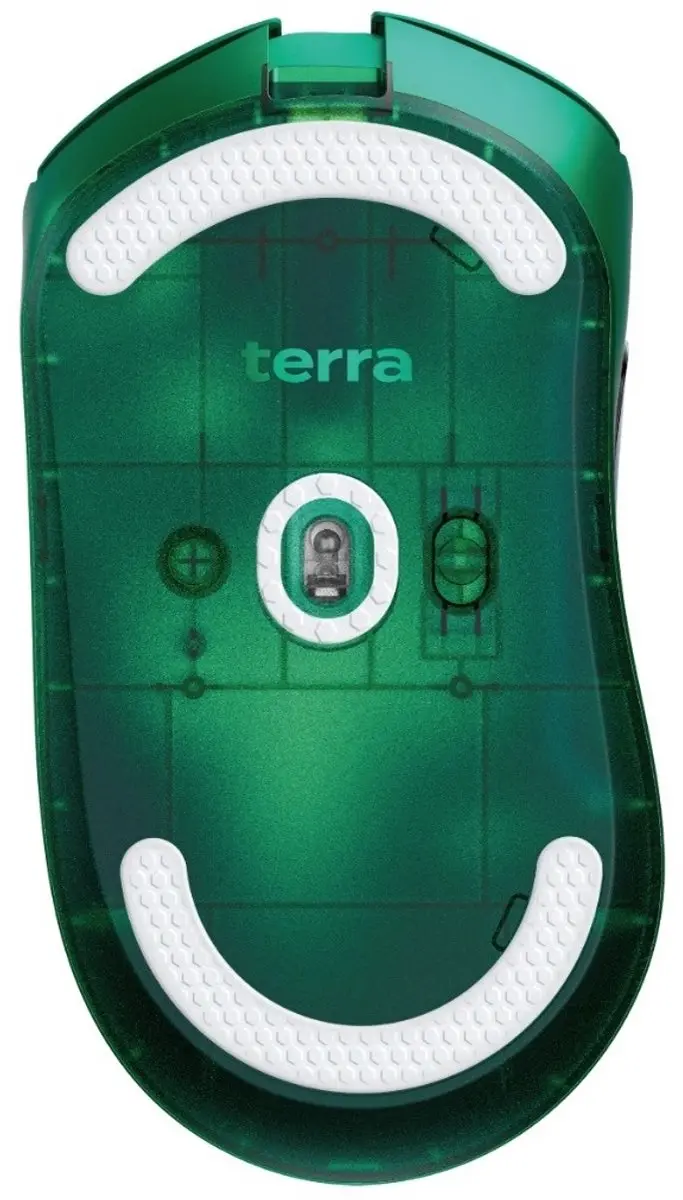 Teevolution Terra Pro PAW 3950HS Draadloze Muis - 42.000 DPI - Groen - afbeelding 2 van 4