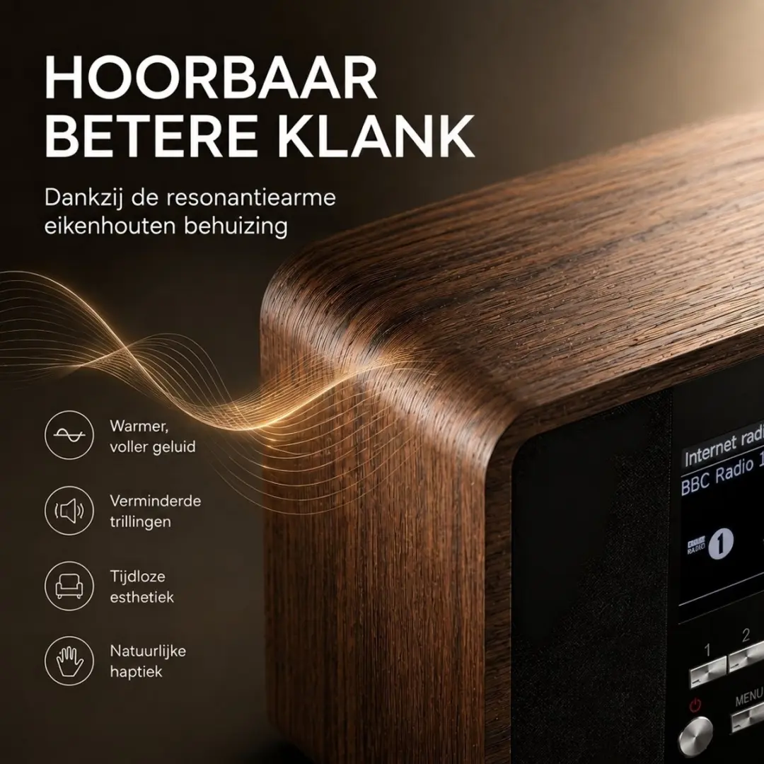 Imperial DABMAN i110 Internetradio - Hout