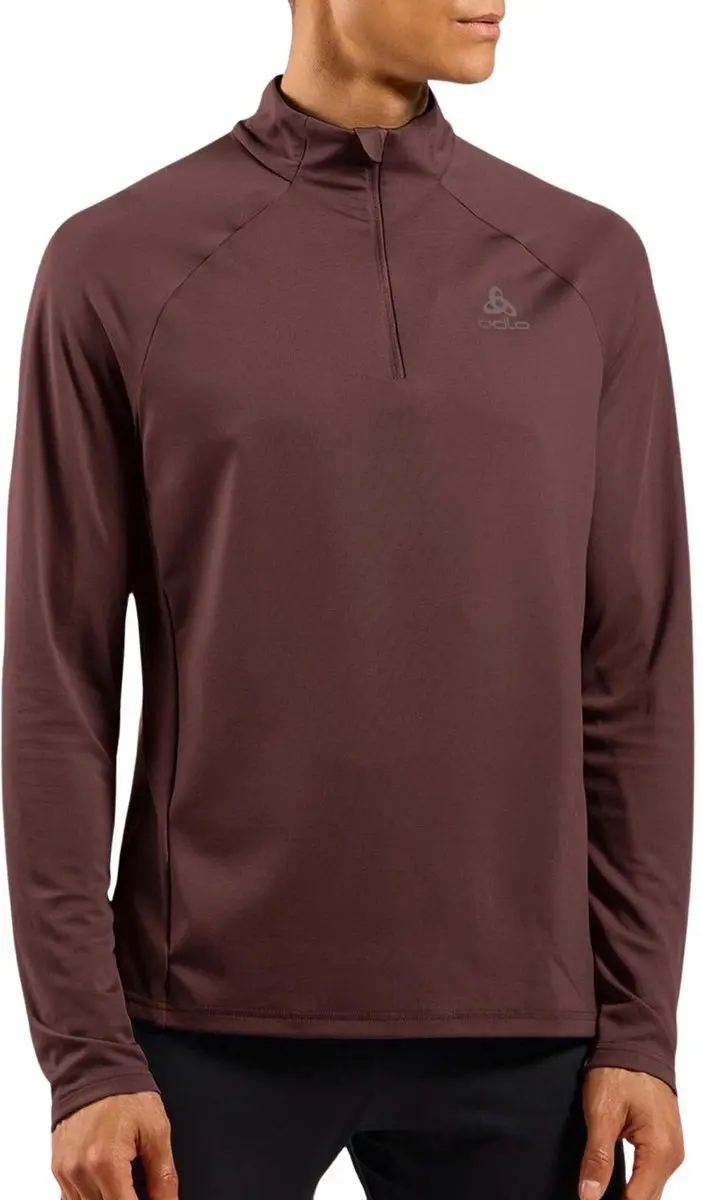Odlo Midlayer Essential Ceramiwarm 1/2 Zip Hardloopshirt Heren