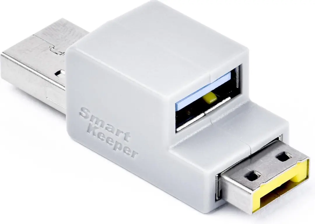 SmartKeeper LK03YL USB-A Kabelslot - Geel