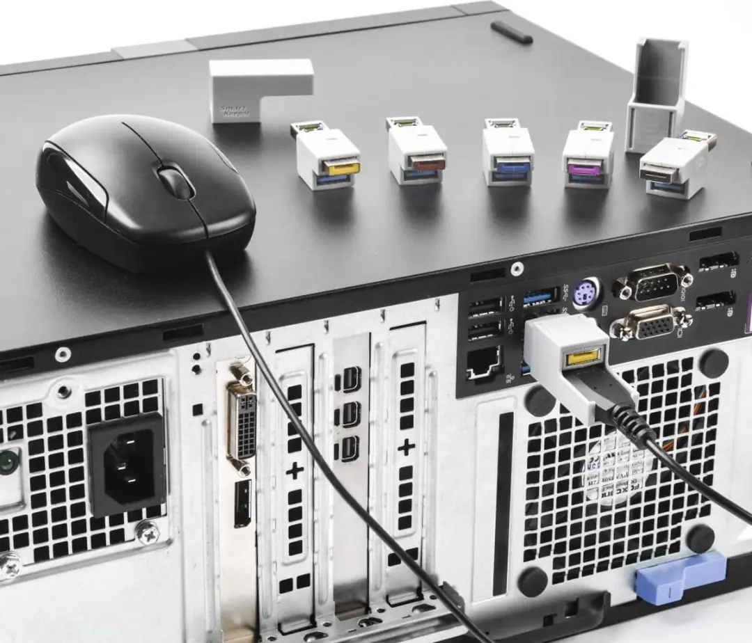 SmartKeeper LK03YL USB-A Kabelslot - Geel
