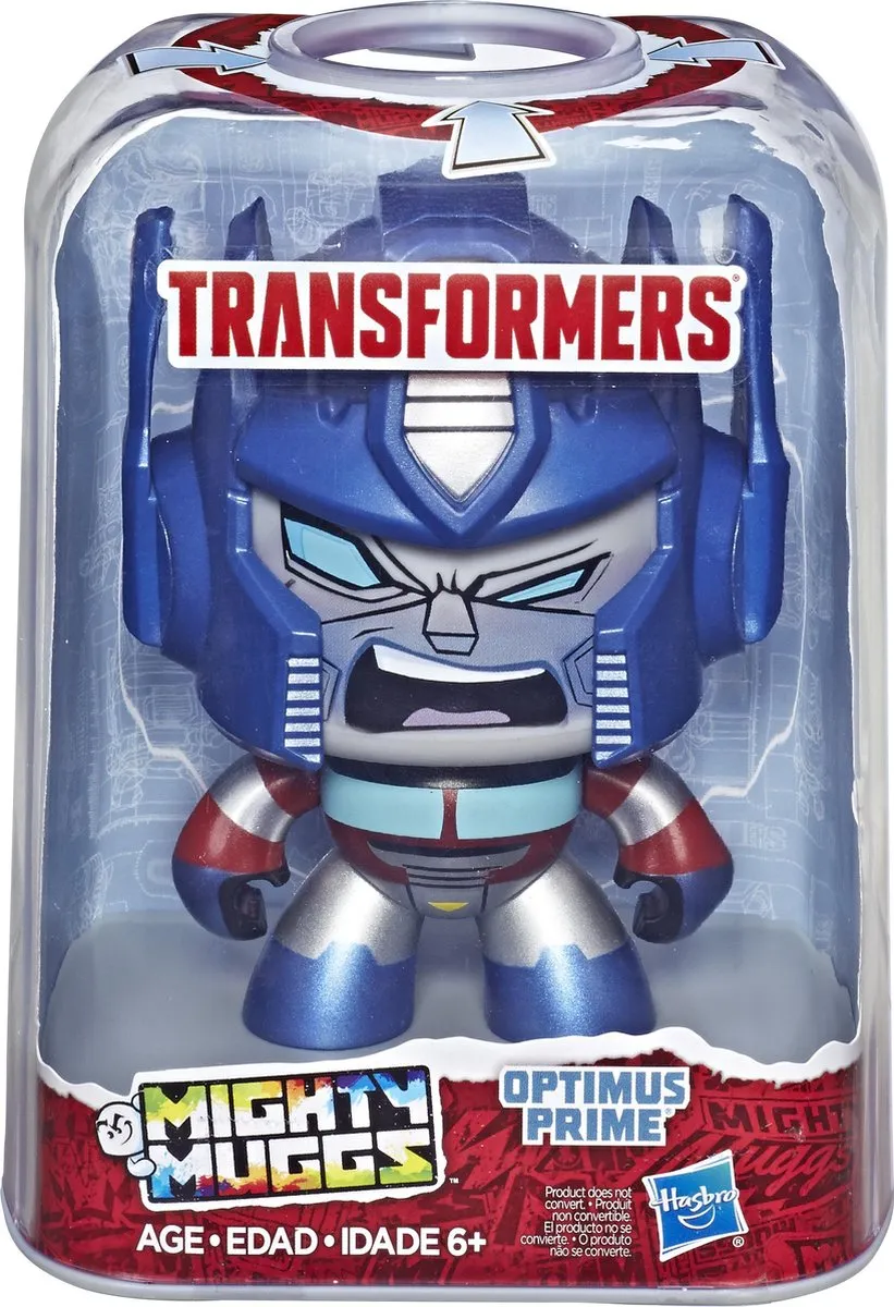 Hasbro Transformers Mighty Muggs Optimus Prime Actiefiguur - Blauw