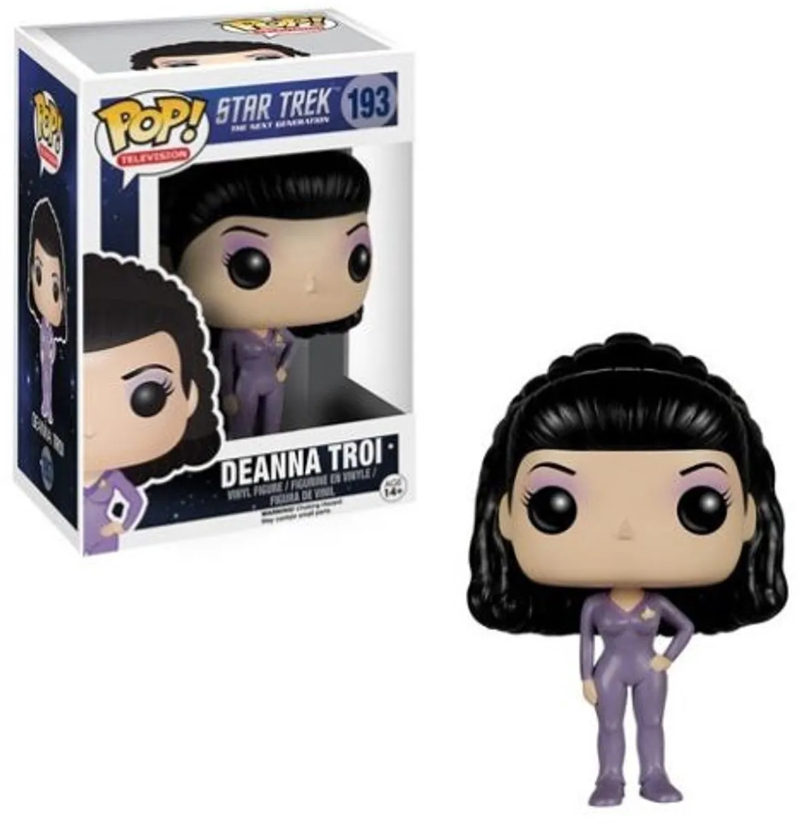 Funko Pop! Deanna Troi Star Trek Next Generation - 10cm - afbeelding 2 van 3