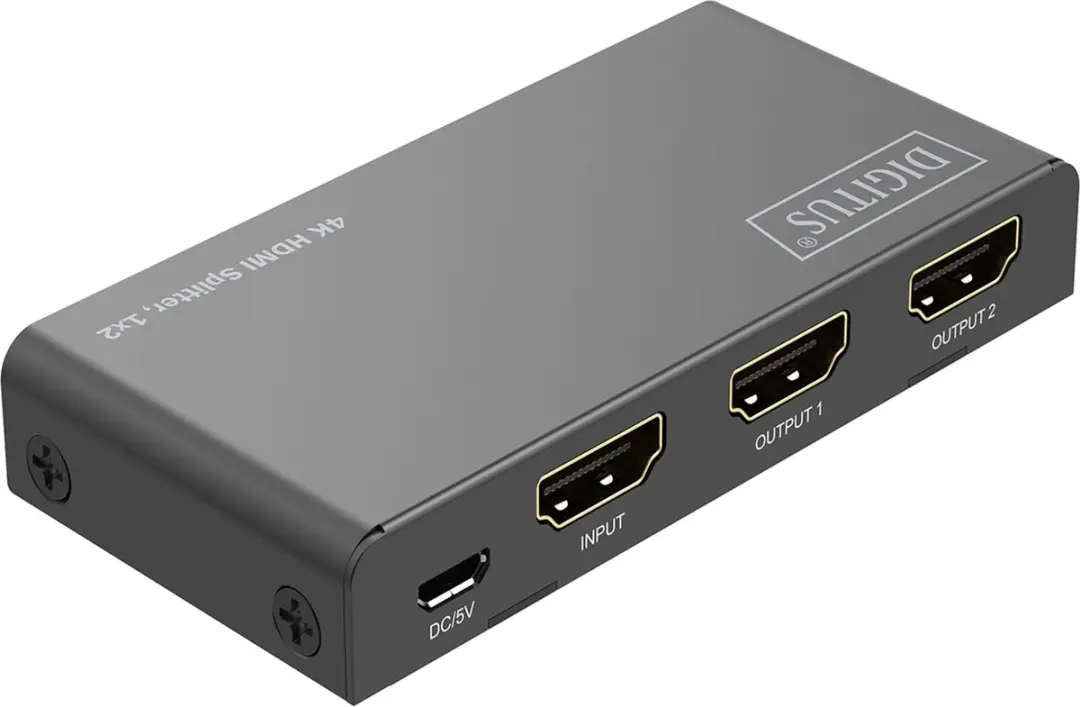Digitus DS-55336 HDMI-splitter 4K 60Hz - Zwart - afbeelding 3 van 4