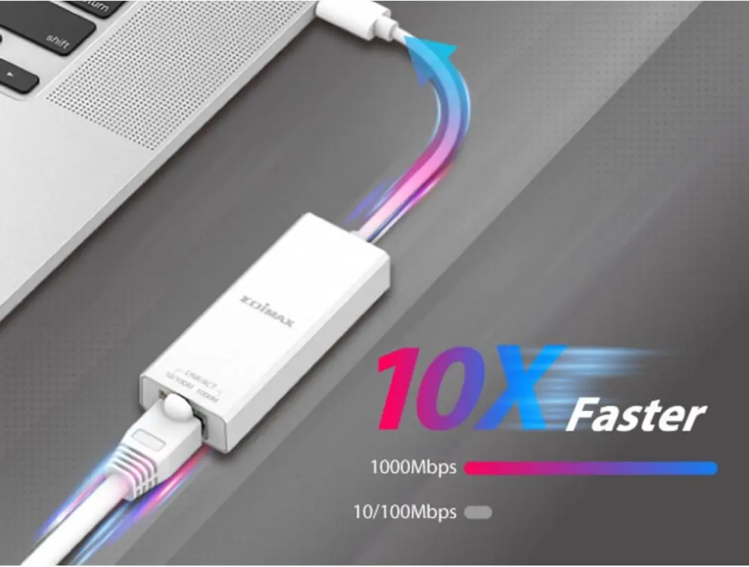 Edimax EU-4306C Netwerkadapter USB-C - RJ45 - afbeelding 6 van 6