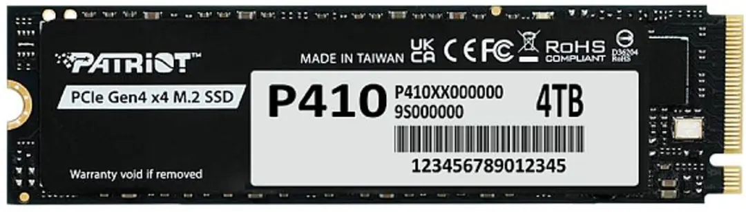 Patriot Memory P410 4 TB M.2 PCI Express NVMe