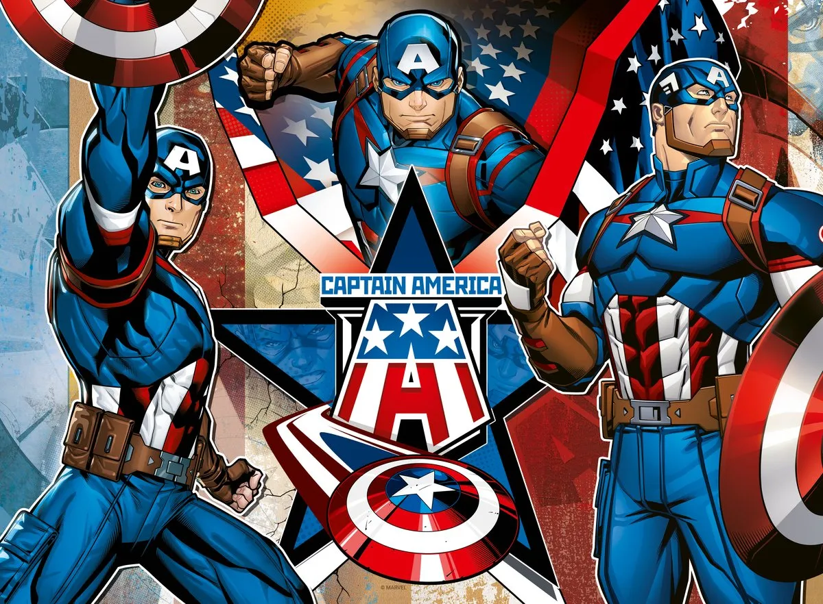 Ravensburger Captain America Legpuzzel 100 XXL Stukjes - 12001073