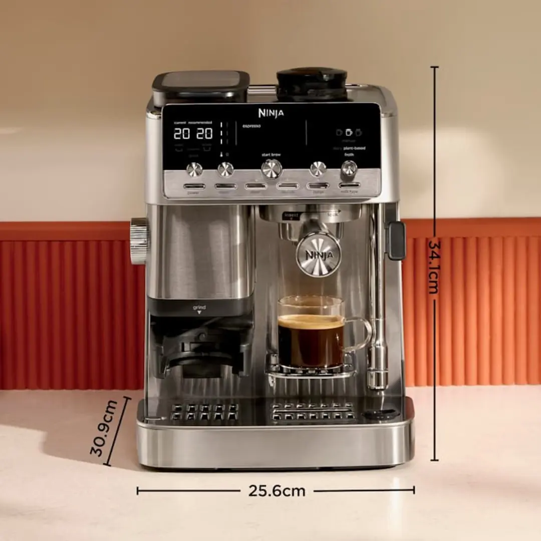 Ninja Luxe Café MINI Plus ES352EU Espressomachine - 1650W - Zilver - afbeelding 2 van 2