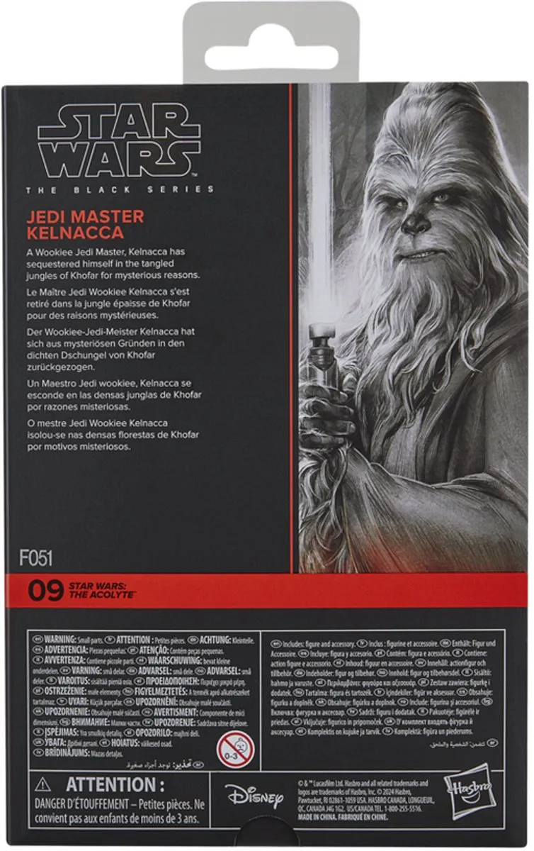 Star Wars The Black Series HASG0655 Jedi Master Kelnacca - 15cm Actiefiguur - Multi