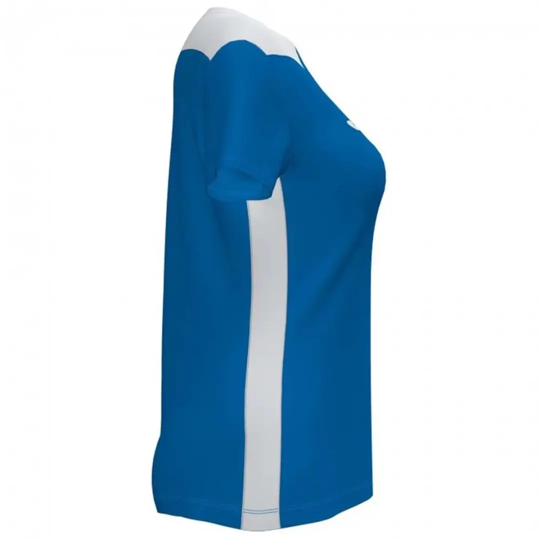 Joma Championship Vi T-shirt 146/152 - Meisje - Royal/White - afbeelding 3 van 4