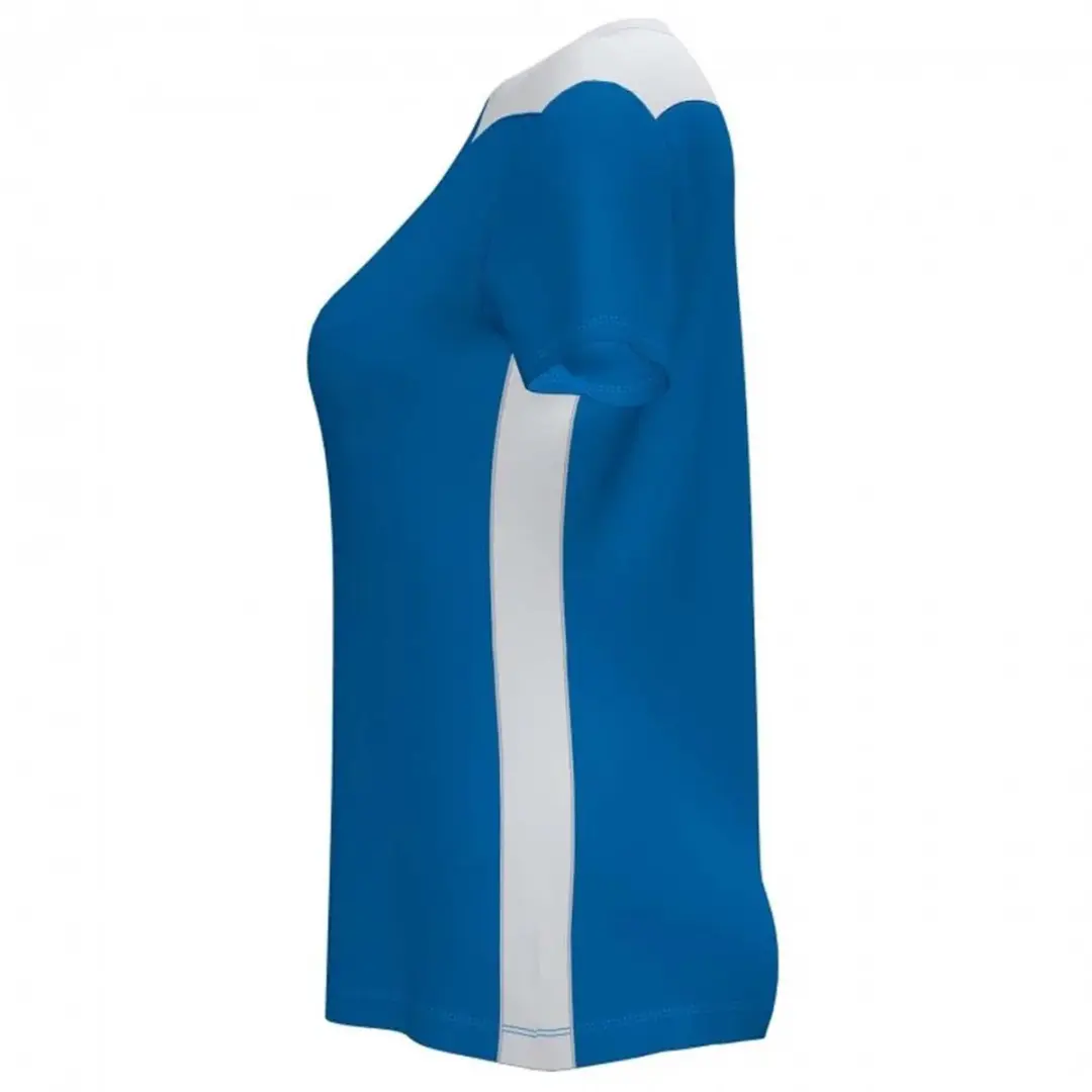 Joma Championship Vi T-shirt 146/152 - Meisje - Royal/White - afbeelding 4 van 4