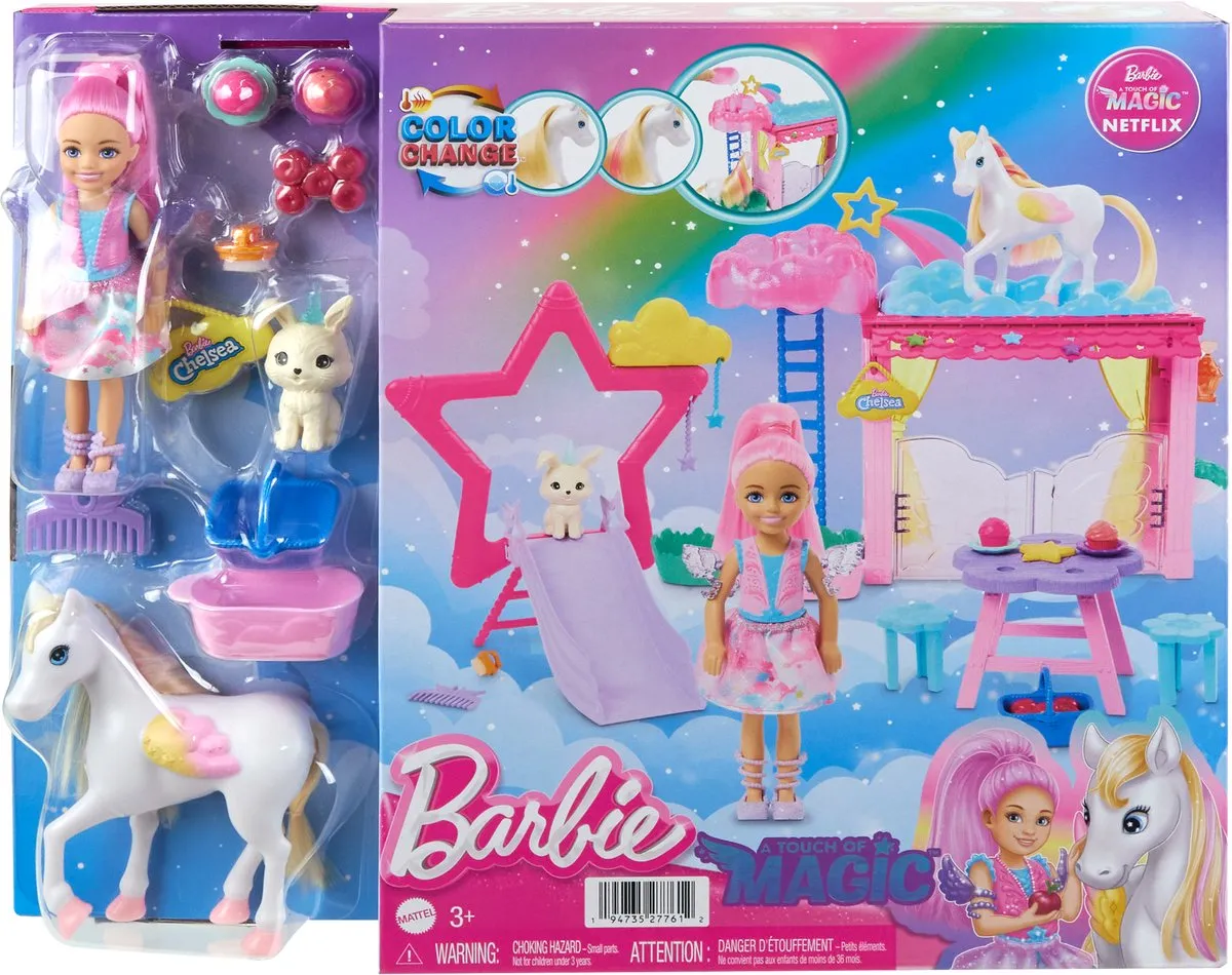 Barbie A Touch of Magic Speelset - Pop & Accessoires - Multikleuren