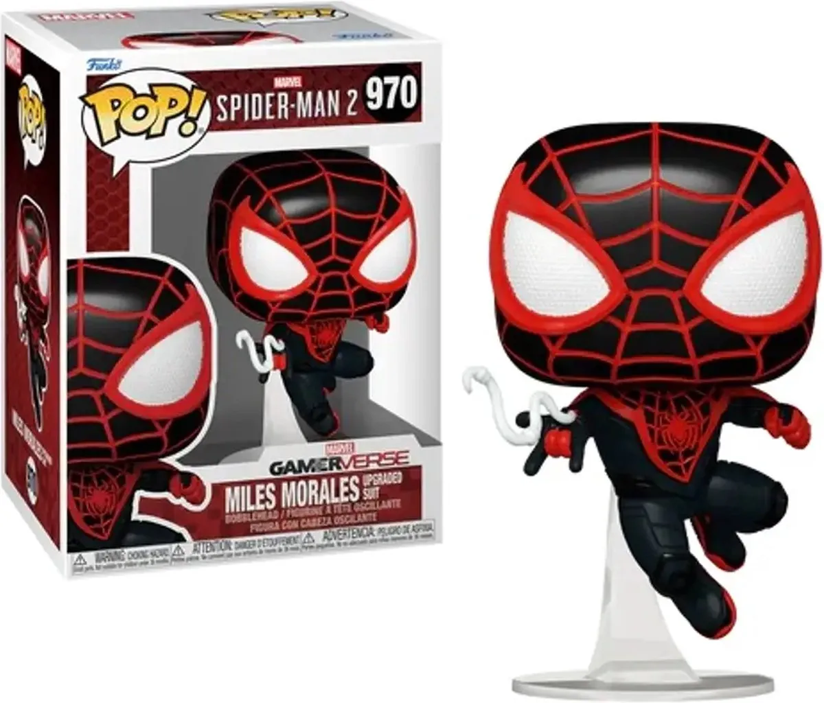 Funko Pop Games Spider-Man 2 Miles Morales Upgraded Suit #970 - Multi