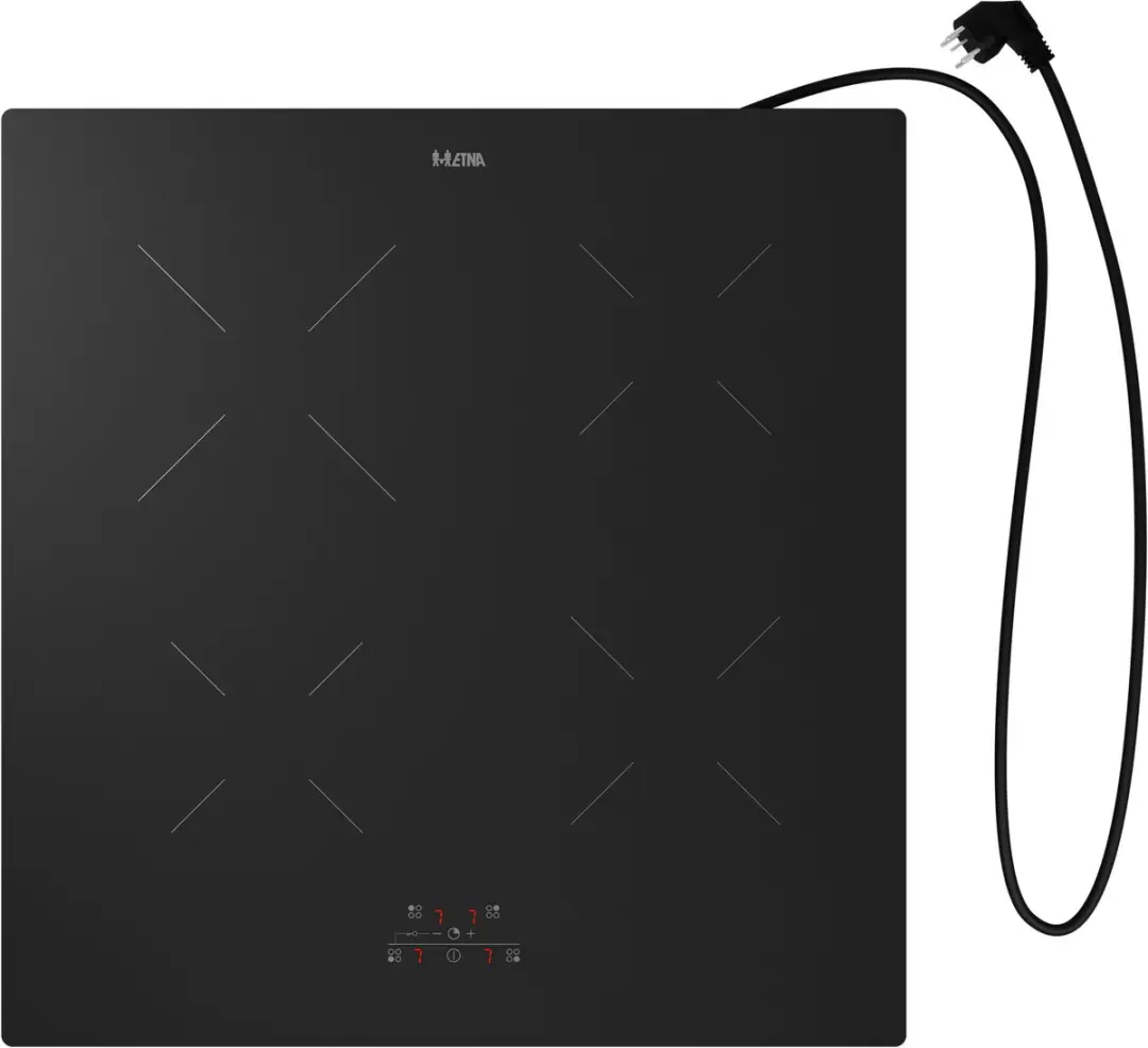 Etna KIV354WIT Vrijstaande Inductiekookplaat Wit 54cm