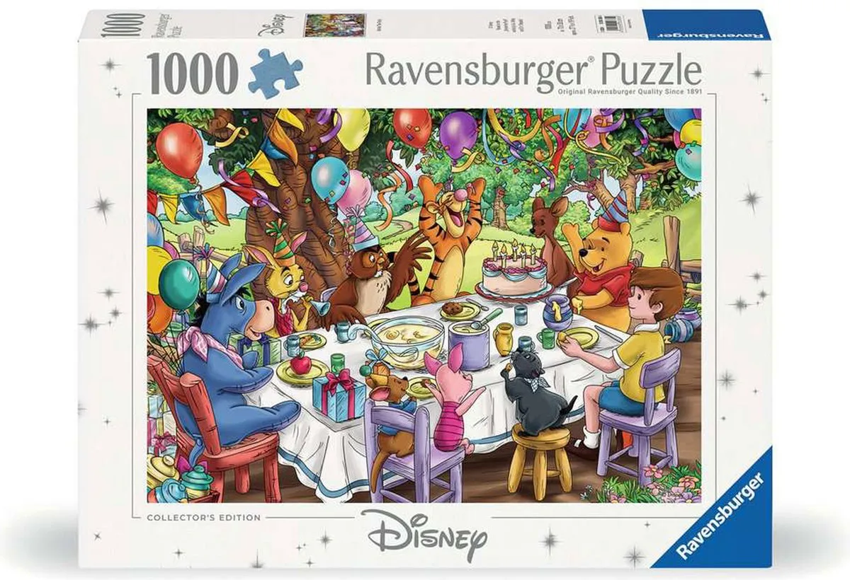 Ravensburger Disney Winnie de Poeh Legpuzzel 1000 Stuks - Multicolor