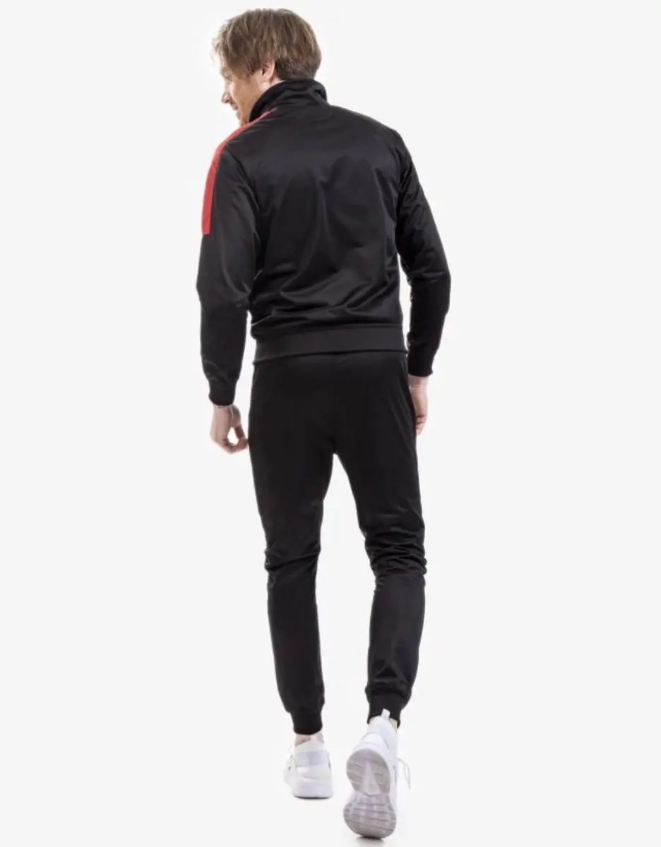 Givova Tuta Revolution Trainingspak - Zwart/Rood 3XL - afbeelding 2 van 6