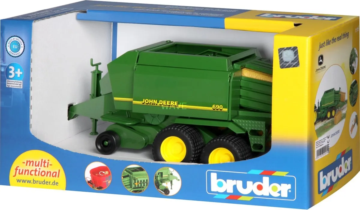 Bruder John Deere Balenpers 02017 - Groen
