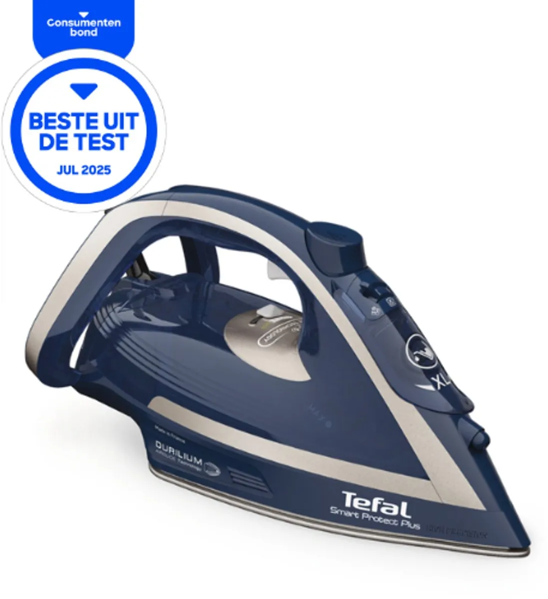 Tefal Smart Protect Plus FV6872 Stoomstrijkijzer - 2800W - Blauw