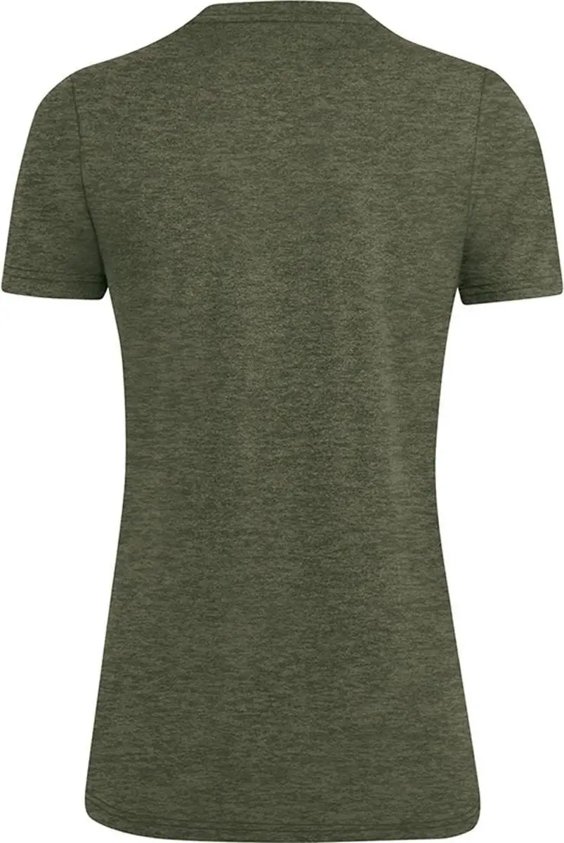 Jako Premium Basics T-Shirt Dames - Kaki Gemêleerd 42