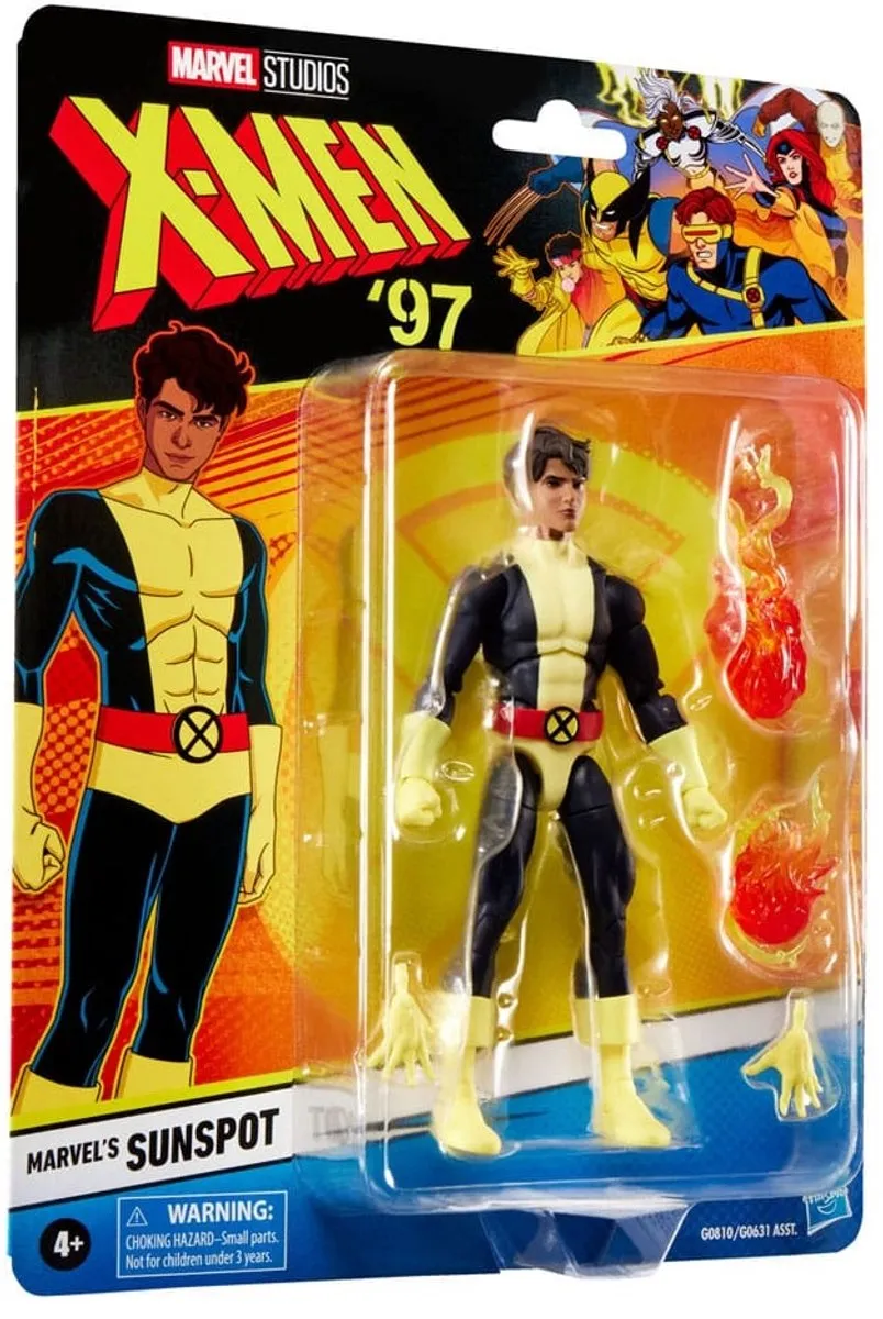 Hasbro X-Men '97 Marvel Legends Sunspot Action Figuur - HASG0810 - Multi - afbeelding 6 van 6