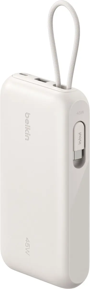 Belkin UltraCharge Powerbank 20.000mAh BPB030hqSA - 45W - 3x USB-C - Zandkleur - afbeelding 5 van 6