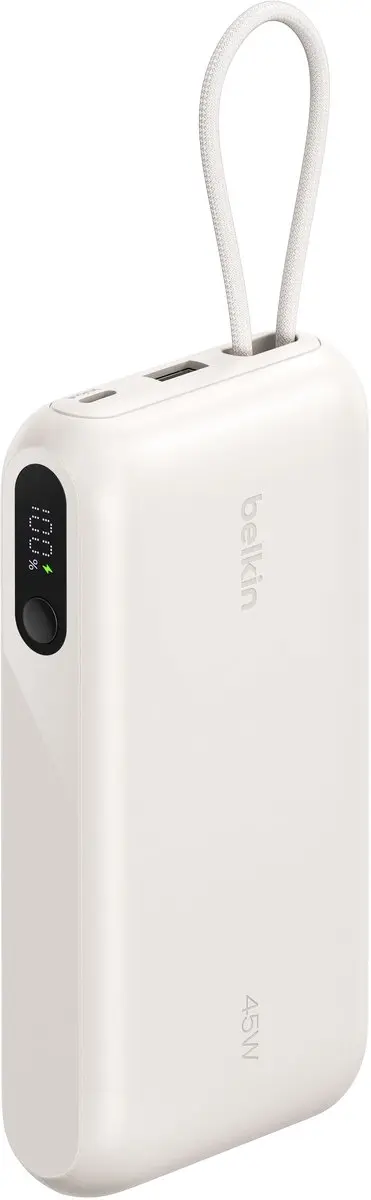 Belkin UltraCharge Powerbank 20.000mAh BPB030hqSA - 45W - 3x USB-C - Zandkleur - afbeelding 6 van 6