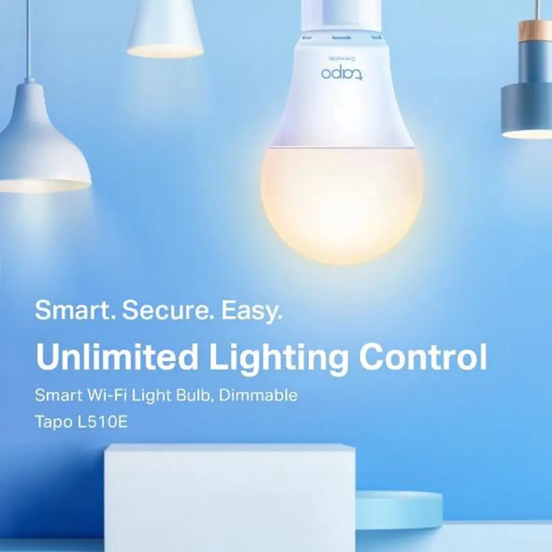 TP-Link Tapo L510E Slimme LEDlamp E27 - Wit & Dimbaar - afbeelding 4 van 6