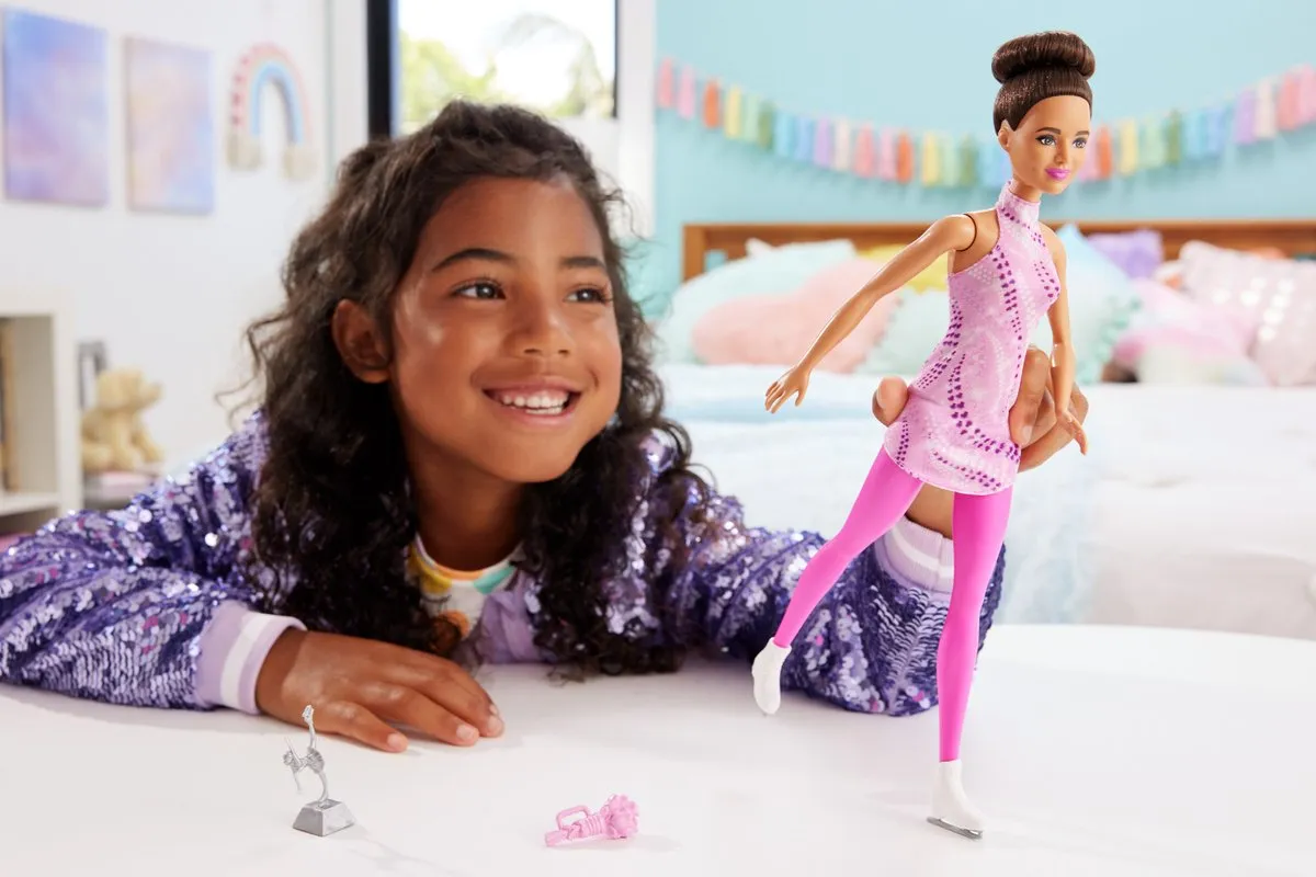 Barbie Kunstschaatsster Pop - Roze