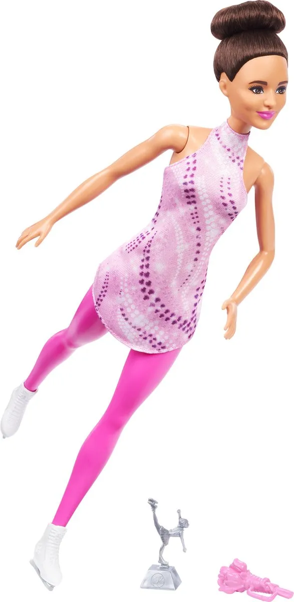 Barbie Kunstschaatsster Pop - Roze