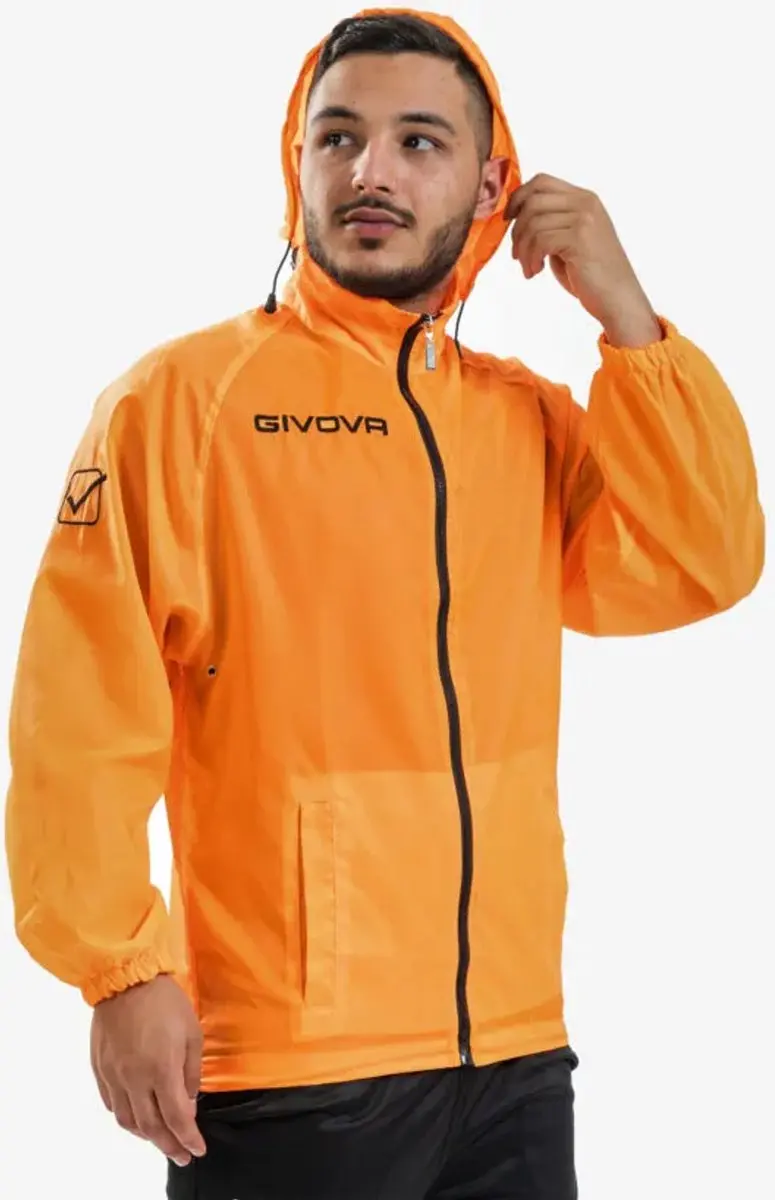 Givova Basico Sportjack - XL - Oranje - afbeelding 2 van 3