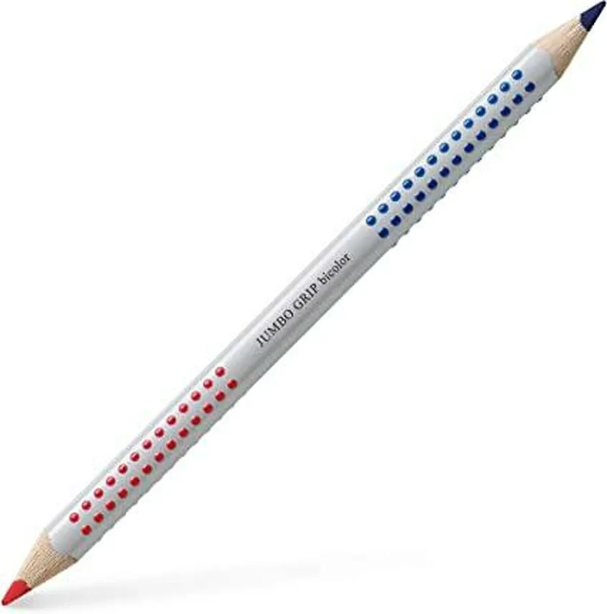 Faber-Castell Jumbo Kleurpotloden - 12 Stuks - Rood/Blauw
