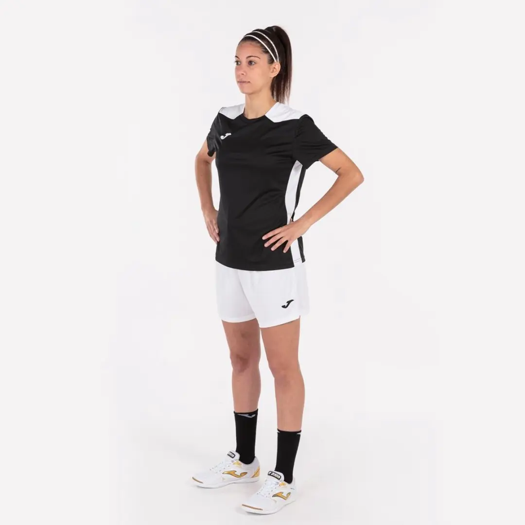 Joma Championship VI Shirt Dames - S - Zwart/Wit - afbeelding 4 van 6