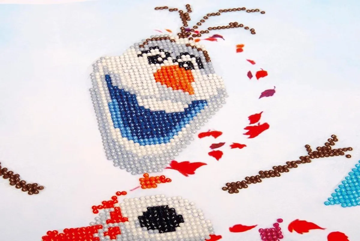 Disney Frozen II Olaf Diamond Painting 47x42cm - Volledige bedekking