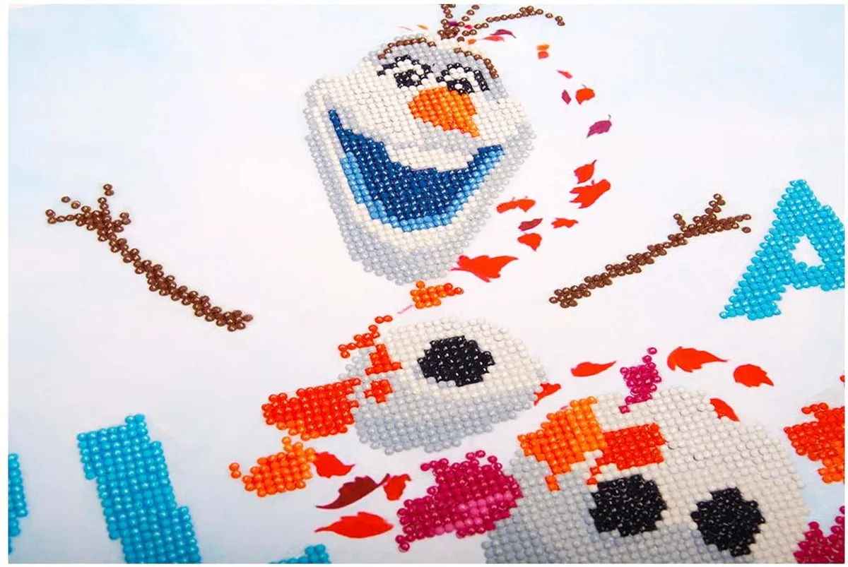 Disney Frozen II Olaf Diamond Painting 47x42cm - Volledige bedekking