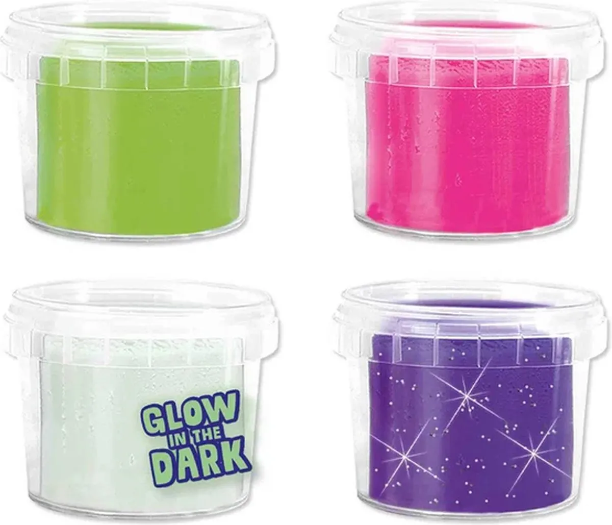 SES Creative Feel Good Klei Glow in the Dark - 4x90g