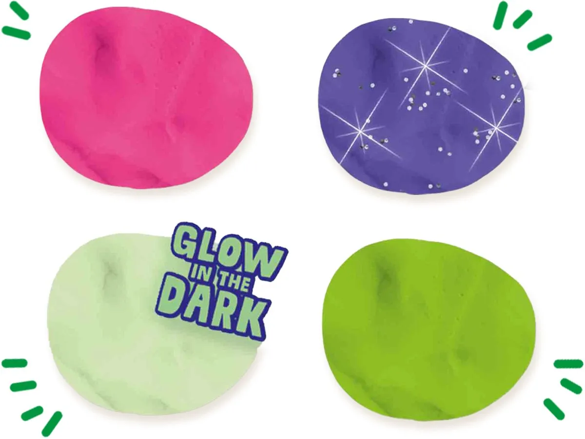 SES Creative Feel Good Klei Glow in the Dark - 4x90g