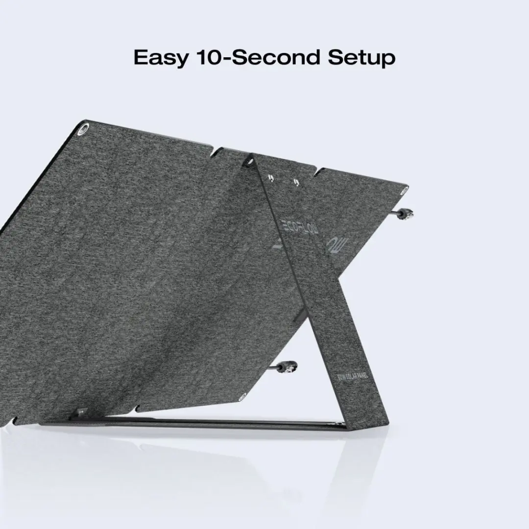EcoFlow 60W Opvouwbaar Zonnepaneel - USB-C - Grijs