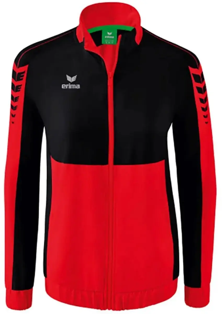 Erima Six Wings Presentatiejack Dames - 40 - Zwart/Rood - afbeelding 6 van 6
