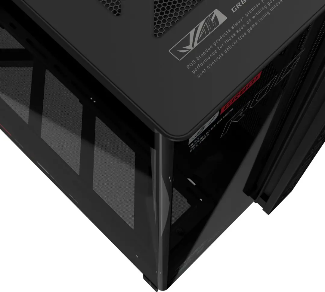 ASUS ROG Cronox GR801 Behuizing - LCD & ARGB - Zwart