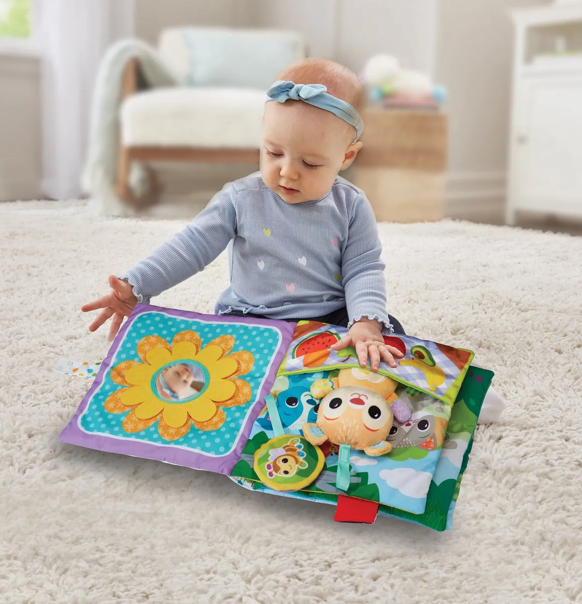 VTech Baby's Grote Knuffelboek - Multicolor