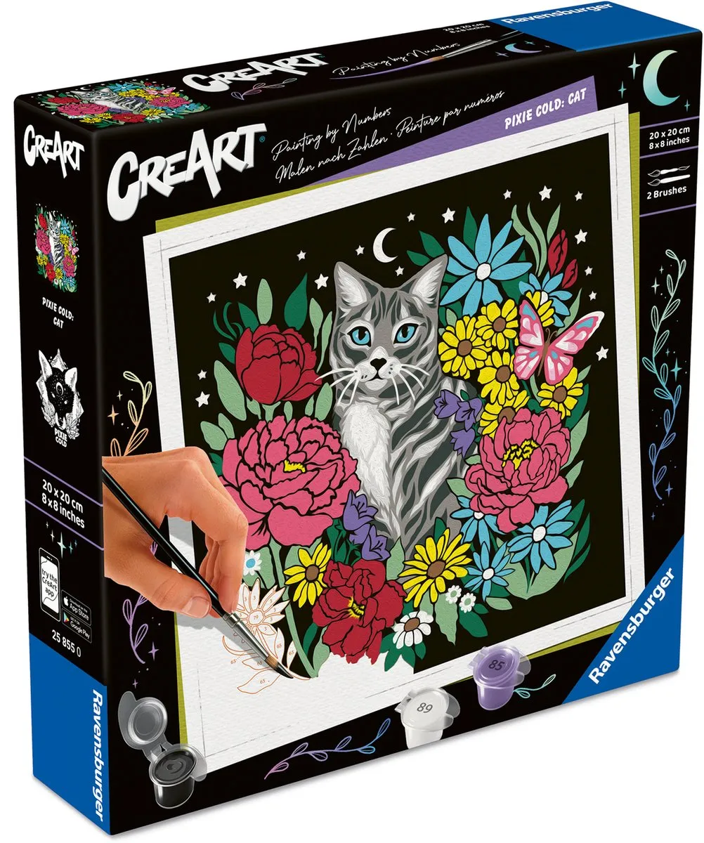 Ravensburger Pixie Cold Kat Schilderen op Nummer