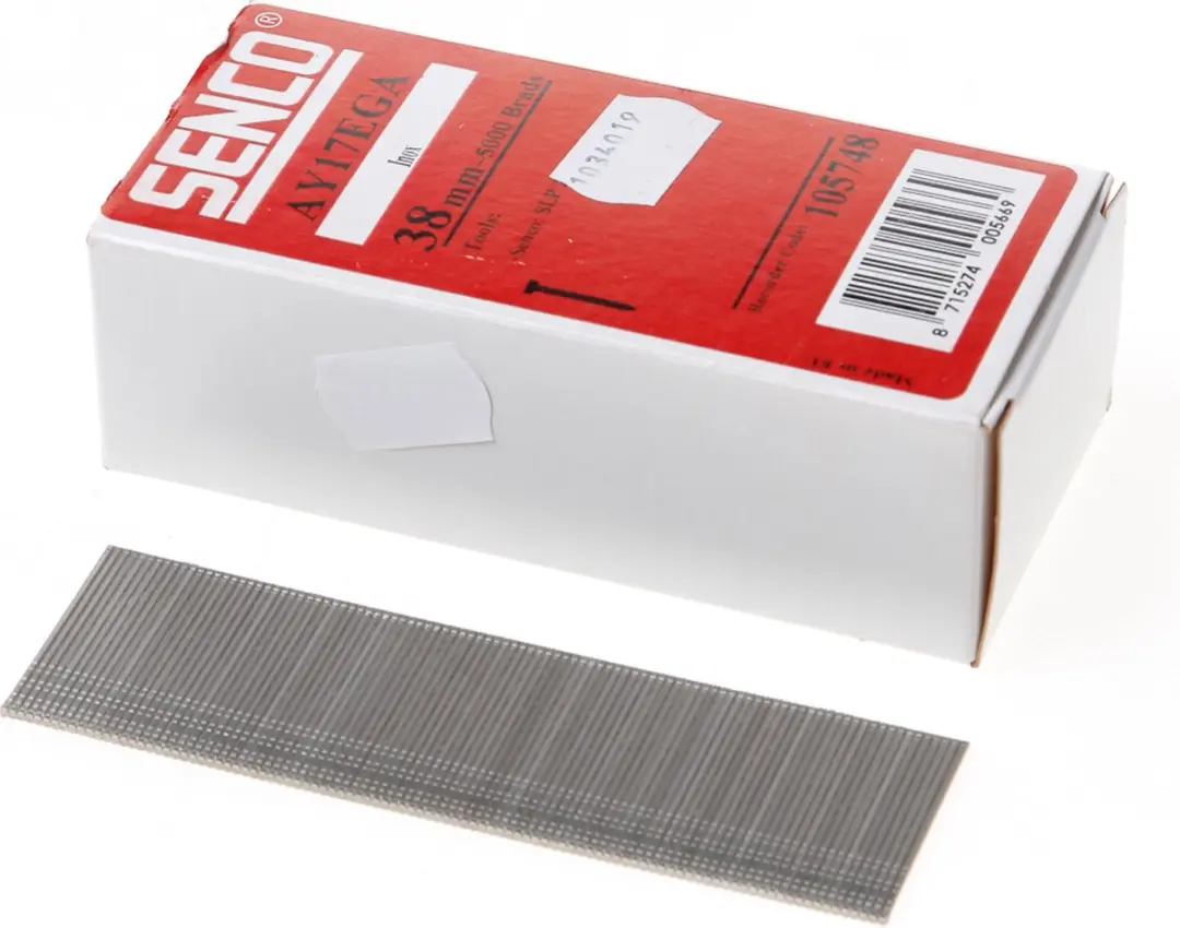 Senco brads 38mm RVS