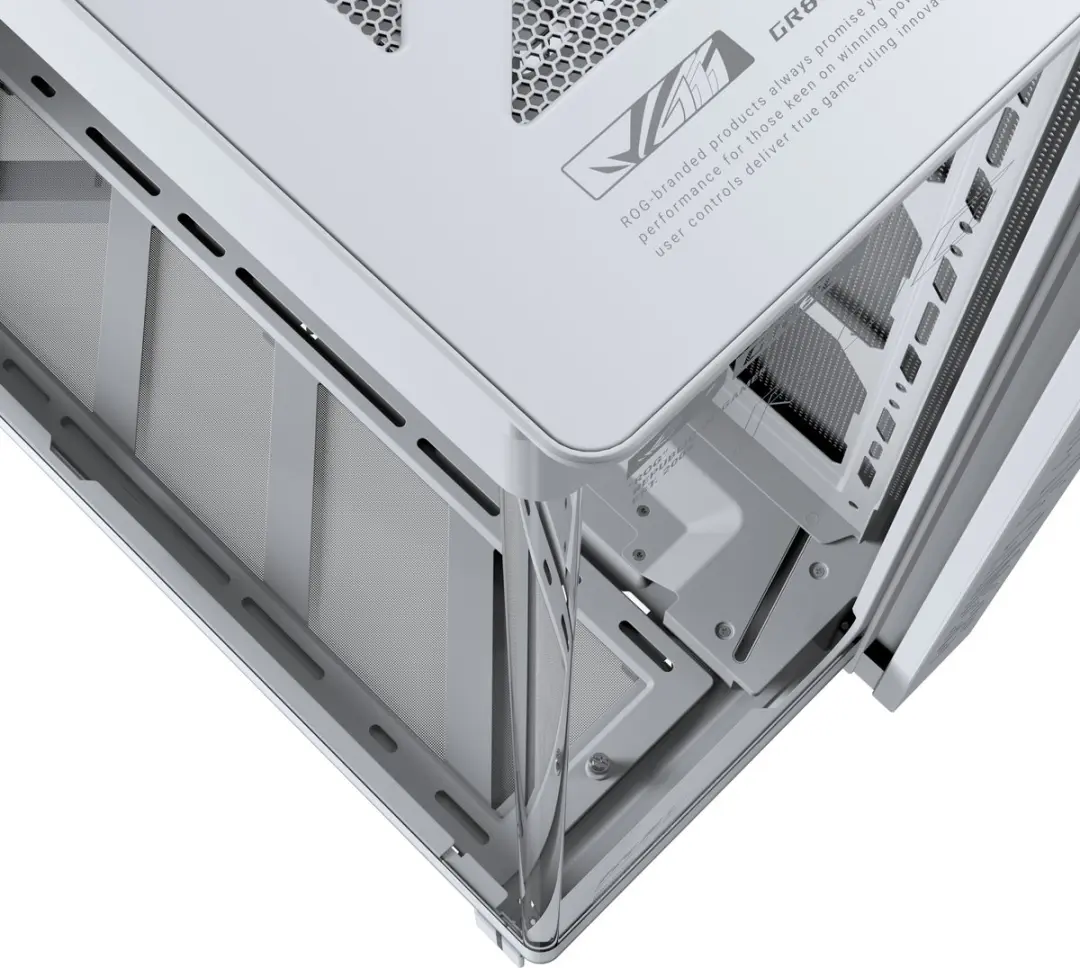 ASUS ROG Cronox GR801 PC Behuizing - LCD & ARGB Wit