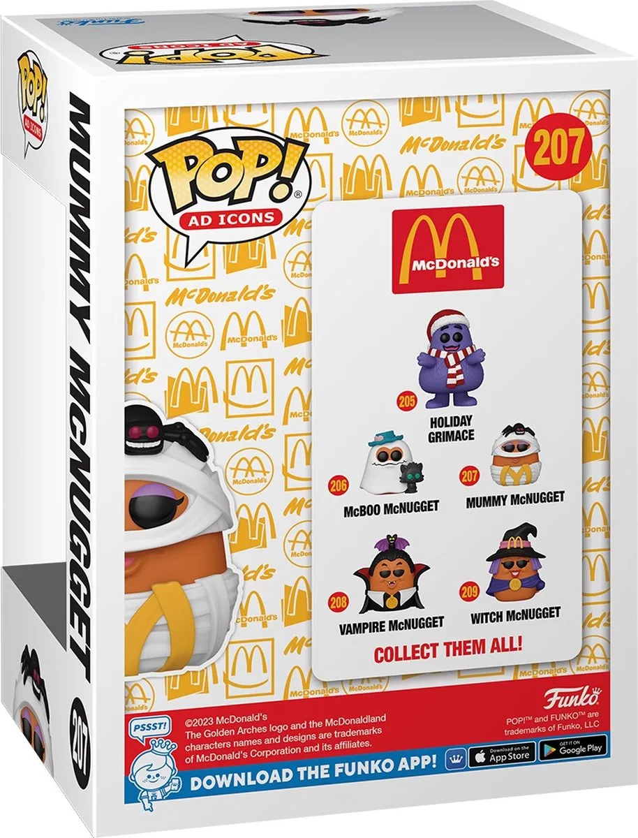 Funko Pop! Ad Icons McDonald's Mummy McNugget #207 - 74067