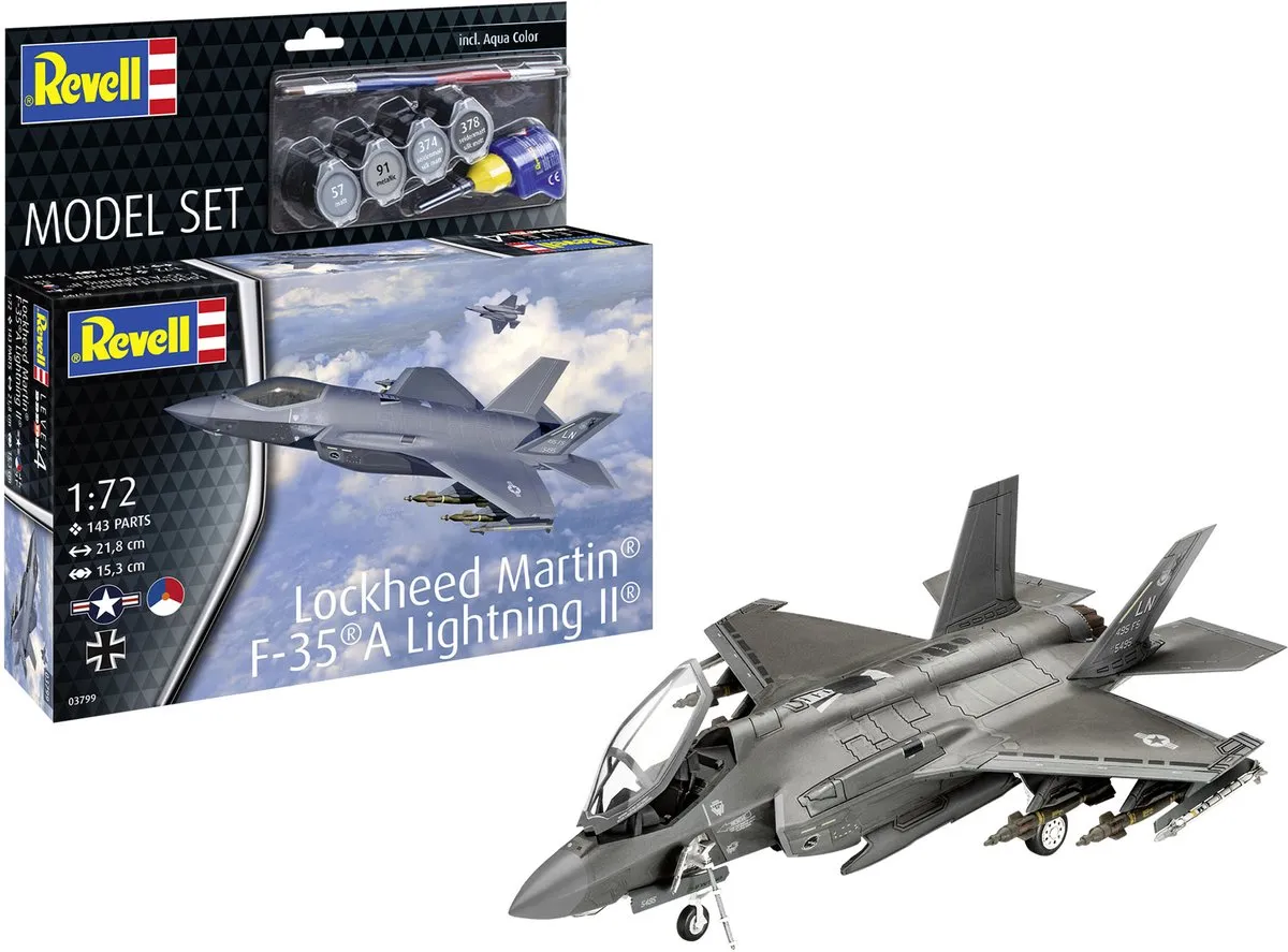 Revell 63799 Lockheed Martin F-35A Lightning II Modelbouwpakket